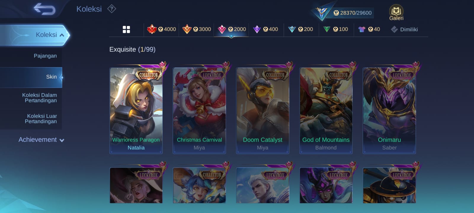 Akun Mobile Legend - Gambar 2