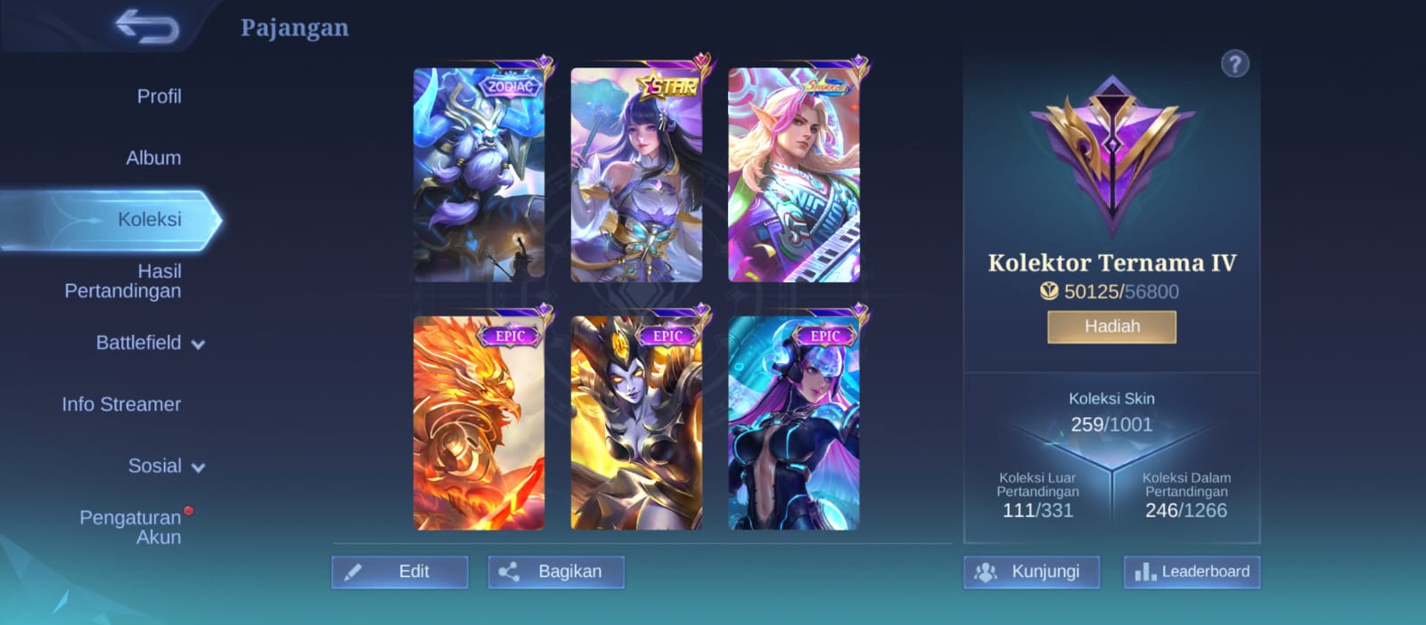 Akun Mobile Legend | Roamer | WR BAGUS - Gambar 6